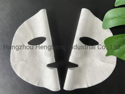 Nonwoven Die-Cut Cosmeceutical Hydrating Botanic Fiber Face Mask Sheet